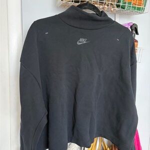 Nike Women's Cowl Neck Black Sweater